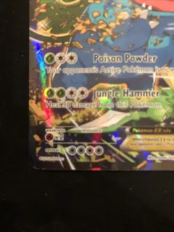 Pokemon TCG Venusaur EX XY123 Black Star Promo Full Art Card - Image 2