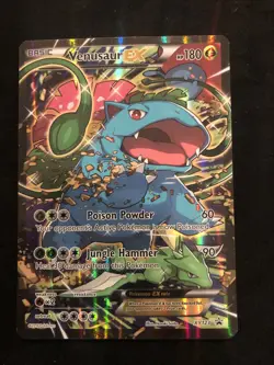 Pokemon TCG Venusaur EX XY123 Black Star Promo Full Art Card - Image 1