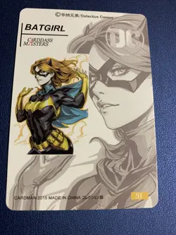Batgirl DC Comics Woman Waifu Anime Doujin Gold Foil Holo Art Card ACG Carddass - Image 2