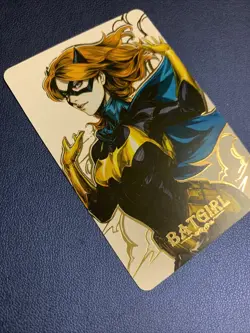 Batgirl DC Comics Woman Waifu Anime Doujin Gold Foil Holo Art Card ACG Carddass - Image 4