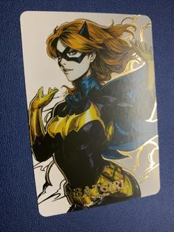 Batgirl DC Comics Woman Waifu Anime Doujin Gold Foil Holo Art Card ACG Carddass - Image 5