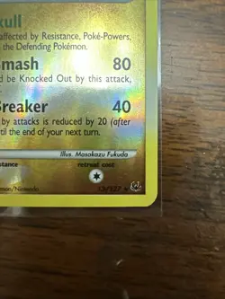 Rampardos 13/127 Platinum Reverse Holo Near Mint Clean Card - Image 4