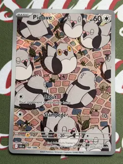 SV: Black Bolt - Pidove 148/086 - Illustration Rare pokemon card Mint Pack Fresh - Image 2