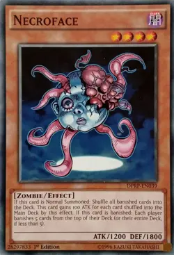 DPRP-EN039 NECROFACE COMMON 1ST EDITION YuGiOh CARD - Image 1