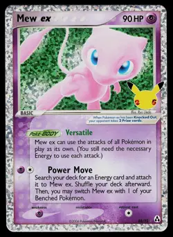 Pokemon Card - Mew ex Celebrations Classic Collection 88/92 Holo - Image 1