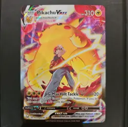 Pikachu VMAX TG17/TG30 Swsh11: Lost Origin Trainer Gallery Full Art Holo Card - Image 1