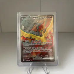 Pokemon Card Team Rocket’s Moltres EX 208/182 Destined Rivals Near Mint - Image 1