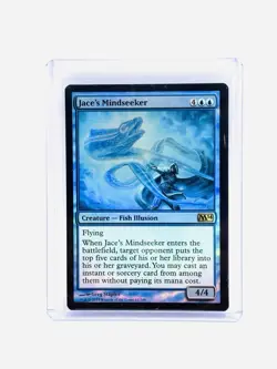 Magic The Gathering, Jace's Mindseeker, Core Set 2014 (M14), Foil MT/NM - Image 1