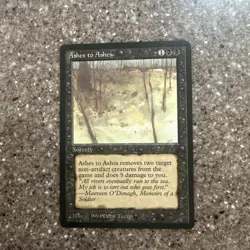 MTG Ashes to Ashes The Dark Regular Common LP - Magic The Gathering - Image 1