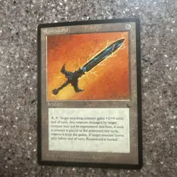 MTG (The Dark 1994) Runesword NM/M - Magic The Gathering - Image 1