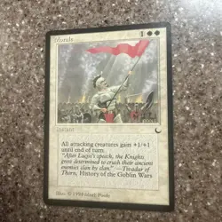 MTG The Dark Morale White Magic Regular Magic The Gathering LP - Image 1