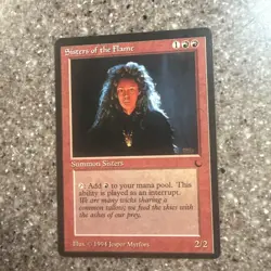 Magic the Gathering ~ MTG ~ 1x Sisters of the Flame ~ M/NM ~ THE DARK - Image 1