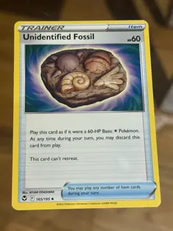 Unidentified Fossil - 165/195 - Uncommon Pokemon Card Buy 2 Get 1 Free - Image 1