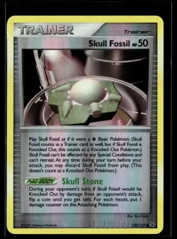 Pokemon TCG Platinum #120/127 Skull Fossil Reverse Holo NM - Image 1