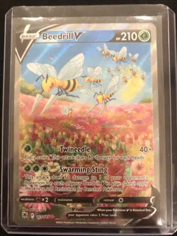 Pokemon TCG Beedrill v Astral Radiance Special Art Edition 161/189 - Image 1