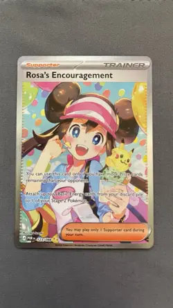 Rosa’s Encouragement # 123 / 088 Holo Rare Pokemon Perfect Order - Image 1