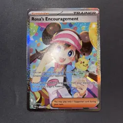 Rosa’s Encouragement # 123 / 088 Holo Rare Pokemon Perfect Order - Image 3