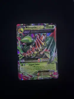 Pokemon TCG Mega M Sceptile EX 8/98 --Ancient Origins 2015 Full Art Holo Card LP - Image 1
