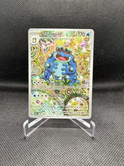 Pokemon Seismitoad 105/086 Sv: Black Bolt Illustration Rare Full Art Holo 170 HP - Image 1