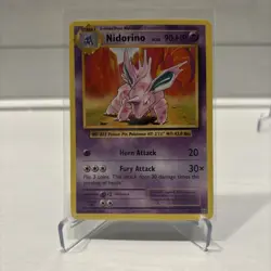 Nidorino 44/108 & Nidoran Evolutions Regular - Pokemon Card - Image 1