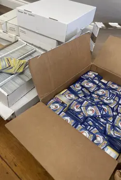 10000 Pokemon Cards Joblot Bulk Collection including holo/rev holo - Image 1