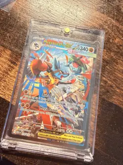Mega Lucario EX Special Illustration Rare Holo Pokemon Card Me01 179/132 340 HP - Image 1