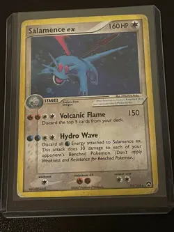 Pokemon card Salamence EX 96/108 Holo Power Keepers 2007 - Image 1
