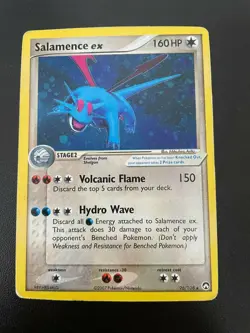 Pokemon card Salamence EX 96/108 Holo Power Keepers 2007 - Image 2