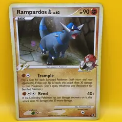 RAMPARDOS GL LV. 63 ( 11/111 ) 2009 Pokemon/ Nintendo Card Swirl Holo - Image 1