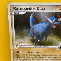 RAMPARDOS GL LV. 63 ( 11/111 ) 2009 Pokemon/ Nintendo Card Swirl Holo - Image 3