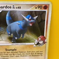 RAMPARDOS GL LV. 63 ( 11/111 ) 2009 Pokemon/ Nintendo Card Swirl Holo - Image 4
