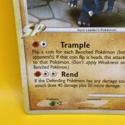 RAMPARDOS GL LV. 63 ( 11/111 ) 2009 Pokemon/ Nintendo Card Swirl Holo - Image 5