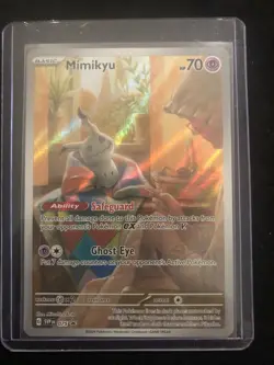Pokemon Card Mimikyu 075 Black Star Promo Near Mint - Image 1