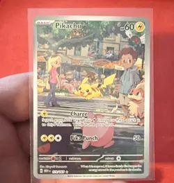Pokemon Pikachu 173/165 Illustration Rare Full Art Scarlet & Violet 151 Card - Image 1