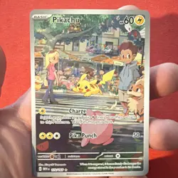 Pokemon Pikachu 173/165 Illustration Rare Full Art Scarlet & Violet 151 Card - Image 3