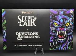 MTG Secret Lair Dungeons And Dragons Black Lights And Dark Dungeons Non Foil - Image 1