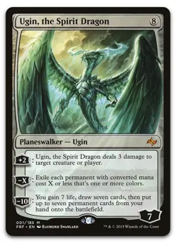 Ugin, the Spirit Dragon #1 (LP) Fate Reforged FRF Magic MTG - Image 1