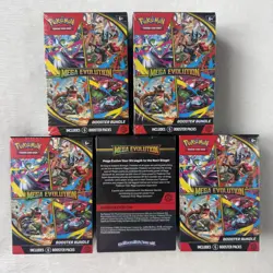 5x Pokemon TCG: Mega Evolution Booster Bundle - Factory Sealed - Ship in Box ✅ - Image 2
