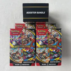 5x Pokemon TCG: Mega Evolution Booster Bundle - Factory Sealed - Ship in Box ✅ - Image 3