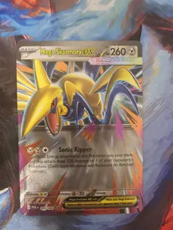 Pokemon TCG Mega Skarmory ex Double Rare Perfect Order 055/088 NM - Image 1