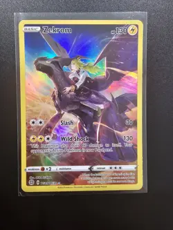 Pokemon Zekrom Ultra Rare Full Art Holo 130 HP Brilliant Stars TG05/TG30 - Image 1