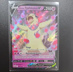 Hisuian Typhlosion V 53/189 Rare Holo V | Astral Radiance | Pokemon Card - Image 1