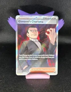 Pokemon - Giovanni's Charisma SR 197/165 - Scarlet & Violet 151 - Image 1