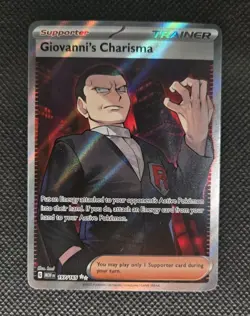 Pokemon - Giovanni's Charisma SR 197/165 - Scarlet & Violet 151 - Image 3