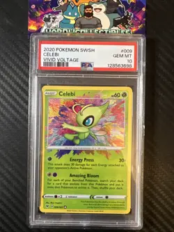Pokemon Vivid Voltage Celebi 009/185 Amazing Rare PSA 10 Gem Mint - Image 1