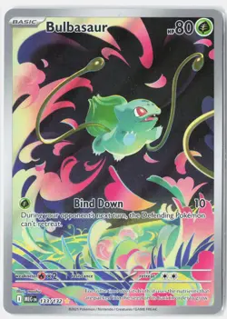 Bulbasaur 133/132 Illustration Rare Mega Evolution Pokemon Holo NM - Image 1