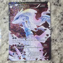 Pokemon Reshiram Full Art Holo Ultra Rare #RC22/RC25 Legendary Treasures 2013 - Image 1