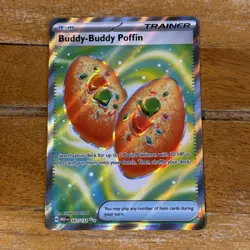 Buddy-Buddy Poffin 167/132 Ultra Rare Mega Evolution Pokemon NM - Image 1