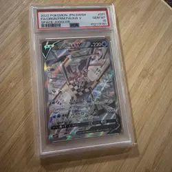 2022 POKEMON JPN SPACE JUGGLER FULL ART/ORIGIN FORME PALKIA V PSA 10 - Image 1