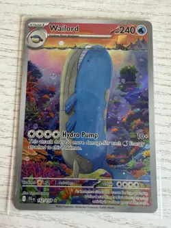 Pokemon - Wailord 162/159 - Journey Together - Pack Fresh - Image 4